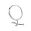 2Pcs Silver Mini Makeup Mirror with Magnifying Glass for Daily Use 1