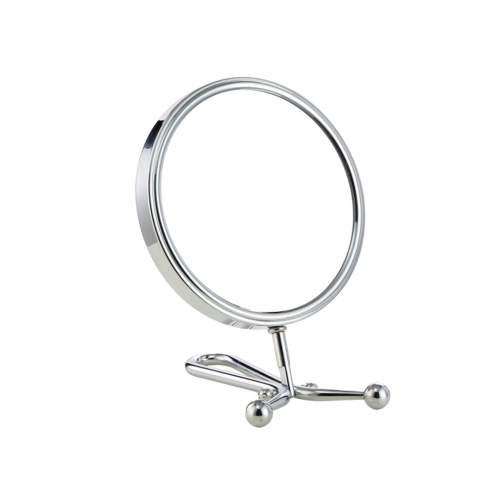 Ohphcall Silver 2Pcs Mini Makeup Mirror With Magnifying Glass For Daily Use