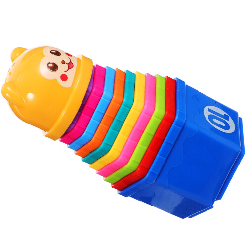 11Pcs Stackable Cup Toy Roll Cups Kids Blocks Educational Set