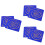 300Pcs Blue Wrapping Paper for Candy Baking and Biscuit Decoration 6