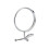 2Pcs Silver Mini Makeup Mirror with Magnifying Glass for Daily Use 2