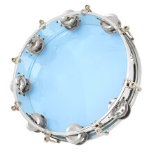 10 Inch Adjustable Double Row Tambourine with Bright Jingle Sound for Professional Stage Performance