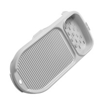 Thickened Washboard Laundry Sink Washboard with Soap Dish Home Cleaning Tool for Shirts and Clothes Compact and