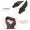 Adjustable Leather Guitar Strap with Pick Holder, Durable PU Material, Secure Support for Bass and Acoustic 3