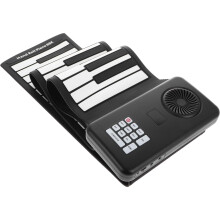 88 Key Folding Piano Keyboard with Builtin Speakers and Headphone Mode for Travel