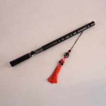 Professional E Key Bamboo Dizi Flute Handmade Bitter Bamboo with Clear Tuning and Glossy Finish