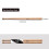 Balanced Hickory Marching Drum Sticks with Oval Tip for Professional Snare Performance 2