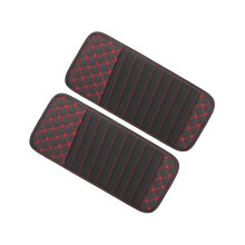 2pcs Car Sun Visor Organizer with 10 CD DVD Sleeves Universal Fit Black with Red Trim Ref: 4614