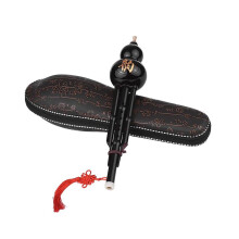 Beginner Chinese Hulusi Flute CKey Resin Cucurbit with Chinese Knot and Carry Case
