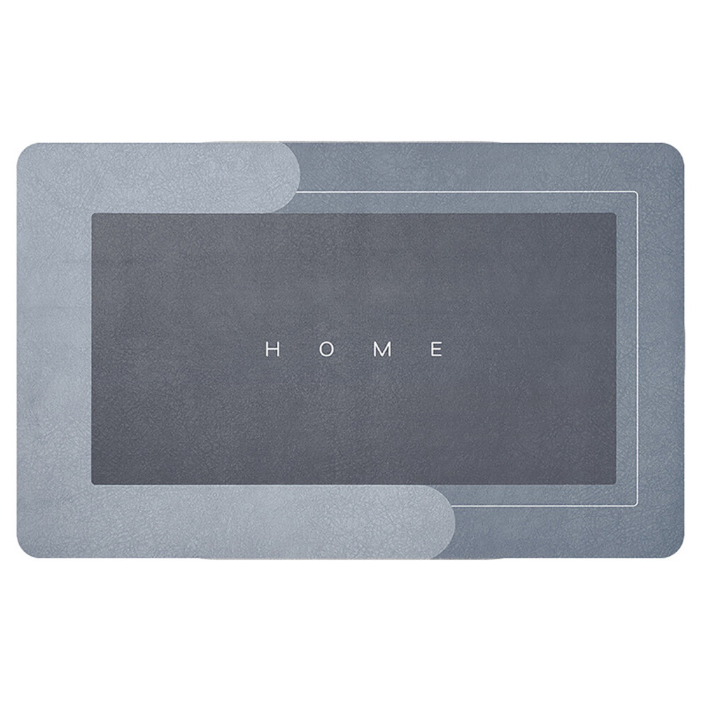 (Blue) Super Absorbent Floor Mat,Bathroom Absorbent And Quick-Drying Carpet Floor Mats, Door Bathroom Non-Slip Floor Mats 4651941570372