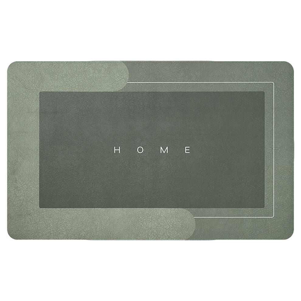 (Green) Super Absorbent Floor Mat,Bathroom Absorbent And Quick-Drying Carpet Floor Mats, Door Bathroom Non-Slip Floor Mats 4651941570389