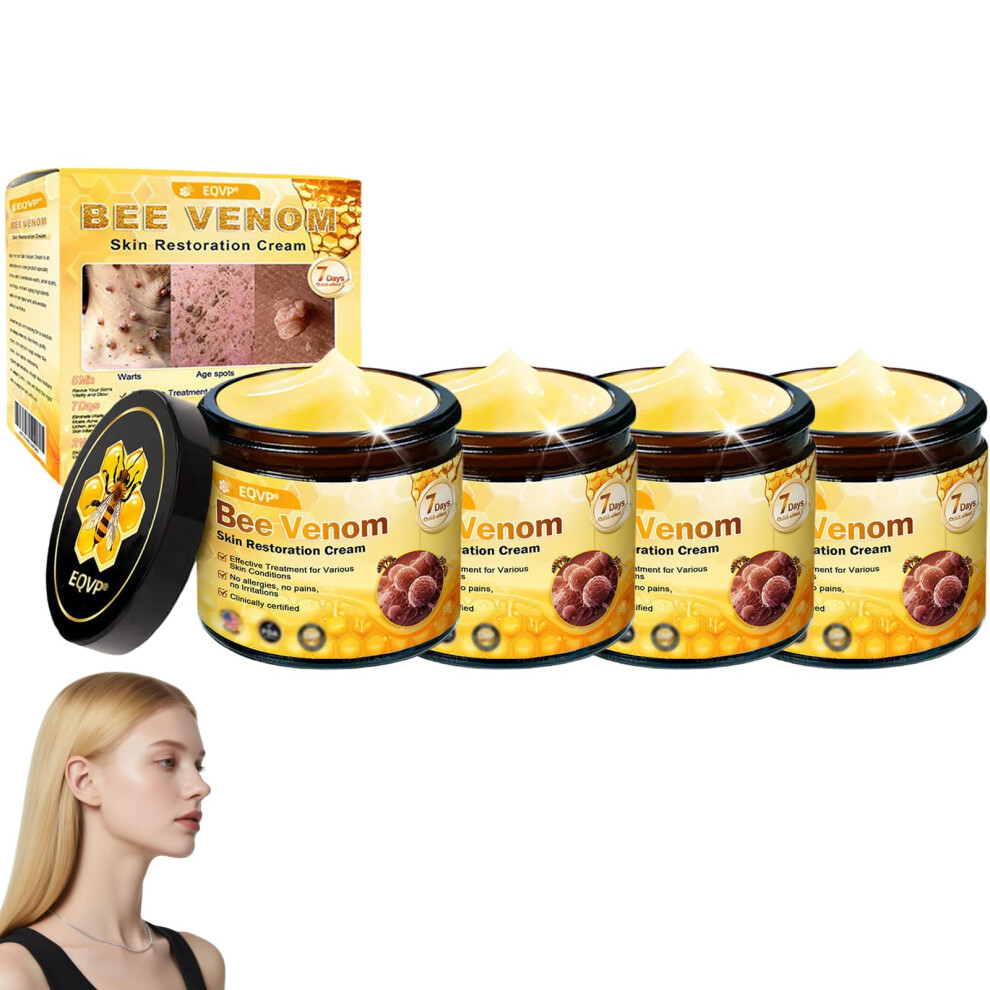 Cream Bee Venom 4Pcs Deep Hydration Antiaging Face Moisturizer For Scar Reduction And Firming
