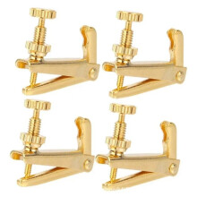 Fine tuner for violin, fine adjuster, violin string finetuning tools, violin fine tuner, screw adjuster, replacement for 3/4, 4/4 violins, 4 pieces.
