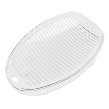 Transparent PET Hand Washboard for Clothes, Gentle Fabric Care and Quick Sink Wash, Compact Travel Size