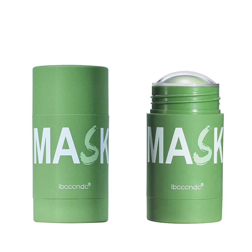 Green Tea Face Mask Stick Clay Purifying Deep Pore Cleansing Blackhead Reduction Oil Control