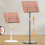 Foldable Adjustable Music Stand for Sheet Music with Durable Frame and Carry Bag – White Medium 4