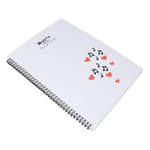 Sheet Music Folder Binder B Type, 180 Flat Opening A4 Holder for Piano and Orchestra, Lightweight Durable Design