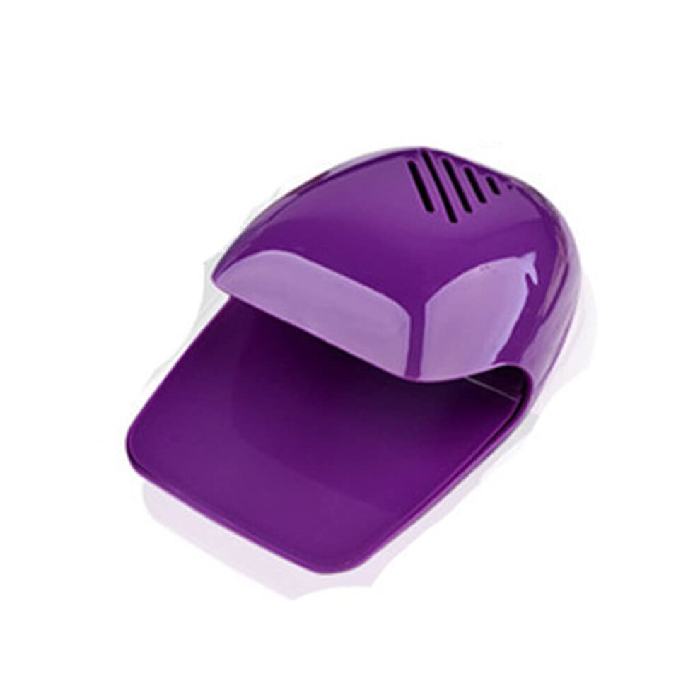 Purple Mini Nail Dryer Quick Dry For Regular Polish, Battery Operated Travel Size For Kids And Adults,
