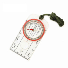 (As show, 4) Outils d'empreinte proportionnelle rgle d'chelle boussole de pouce d'orientation boussole de Navigation extrieure carte lecture Scouts bo