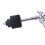 Heavy Duty Cymbal Clamp for Drum Set, Adjustable Double Boom Arm Attachment, Secure Drum Hardware 3