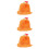 3Pièces Chapeaux Plage Orange Protection Durable 8