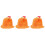 3Pièces Chapeaux Plage Orange Protection Durable 4