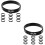 24Pièces Bracelets Silicones Racing Car Confortables Et 7