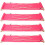 4Pièces Pieds Rose Textile Résistant Maison 10