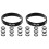24Pièces Bracelets Silicones Racing Car Confortables Et 3