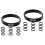 24Pièces Bracelets Silicones Racing Car Confortables Et 5