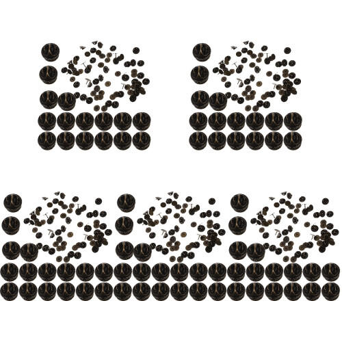 250Ensembles Fermoirs Pin's Marron Pour Badges DIY 2