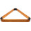 2Pièces Racks Triangle Billard En Pin Khaki Pour Billard Club 3