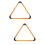2Pièces Racks Triangle Billard En Pin Khaki Pour Billard Club 9