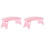 2Pièces Repose-Bras Plastique Rose Confortable Pour Ongles 4