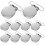 30Pièces Clips Pacifier Métal Argenté Accessoires Bébé Anti- 1