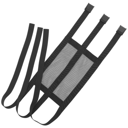 3Pièces Siège Escalade Nylon, Noir, Durable Compact Pour Plein Air 1