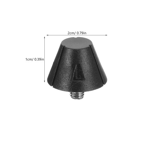 12Pièces Pointes Remplaçables Tpu Pour Chaussures De Sprint Noir 2