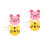 4Pièces Mètre Clé Mini ABS Couleur Assortie Auto-Rétractable 6