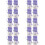 200Pièces Sachets Violet Cadeau Compact 11