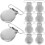 30Pièces Clips Pacifier Métal Argenté Accessoires Bébé Anti- 2