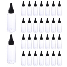 90Pièces Bouteilles Vides En Pet Transparentes Pour Pigments Encres
