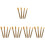 20Pièces Kit Spatules Caoutchouc Café Pour Application Enlèvement 5