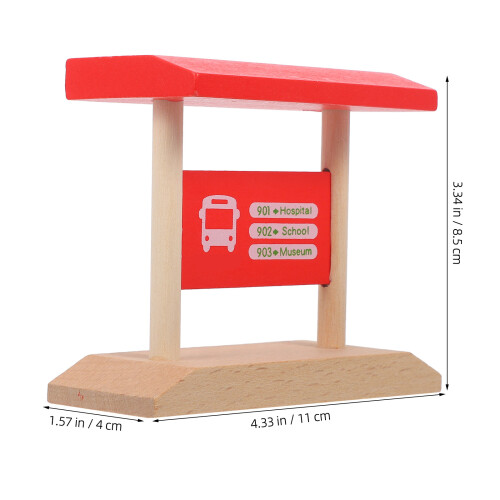 2Pièces Train Bois Décorative Jeu Enfant DIY 1