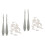 2Ensembles Kit Crayons Blending Stumps Mousse Plastique Dessin 6