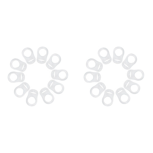 30Pièces Anneaux Silicone Pour Attacher Bébé 1