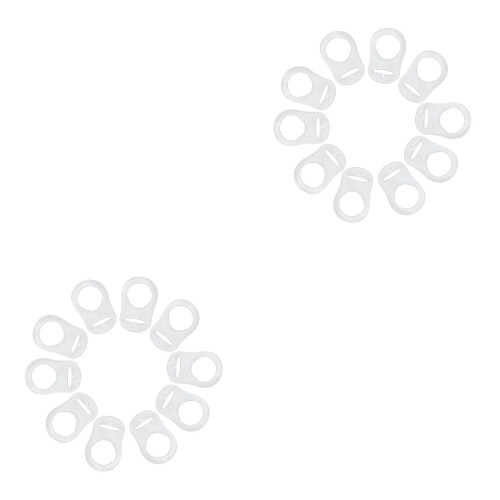 30Pièces Anneaux Silicone Pour Attacher Bébé 2