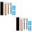 2Ensembles Kit Baguettes Percussions Bois Assorties Durable Jouer 8