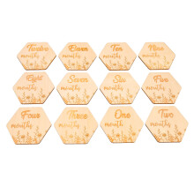 60Pièces Blocs Commémoratifs Bébé Khaki Décoration Photo -