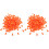 200Pièces Clips Orange Pour Lanière De Sacs, Vêtements 4