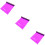 3Pièces Papier Cellophane Violet Haute Qualité Pour Fleurs 9